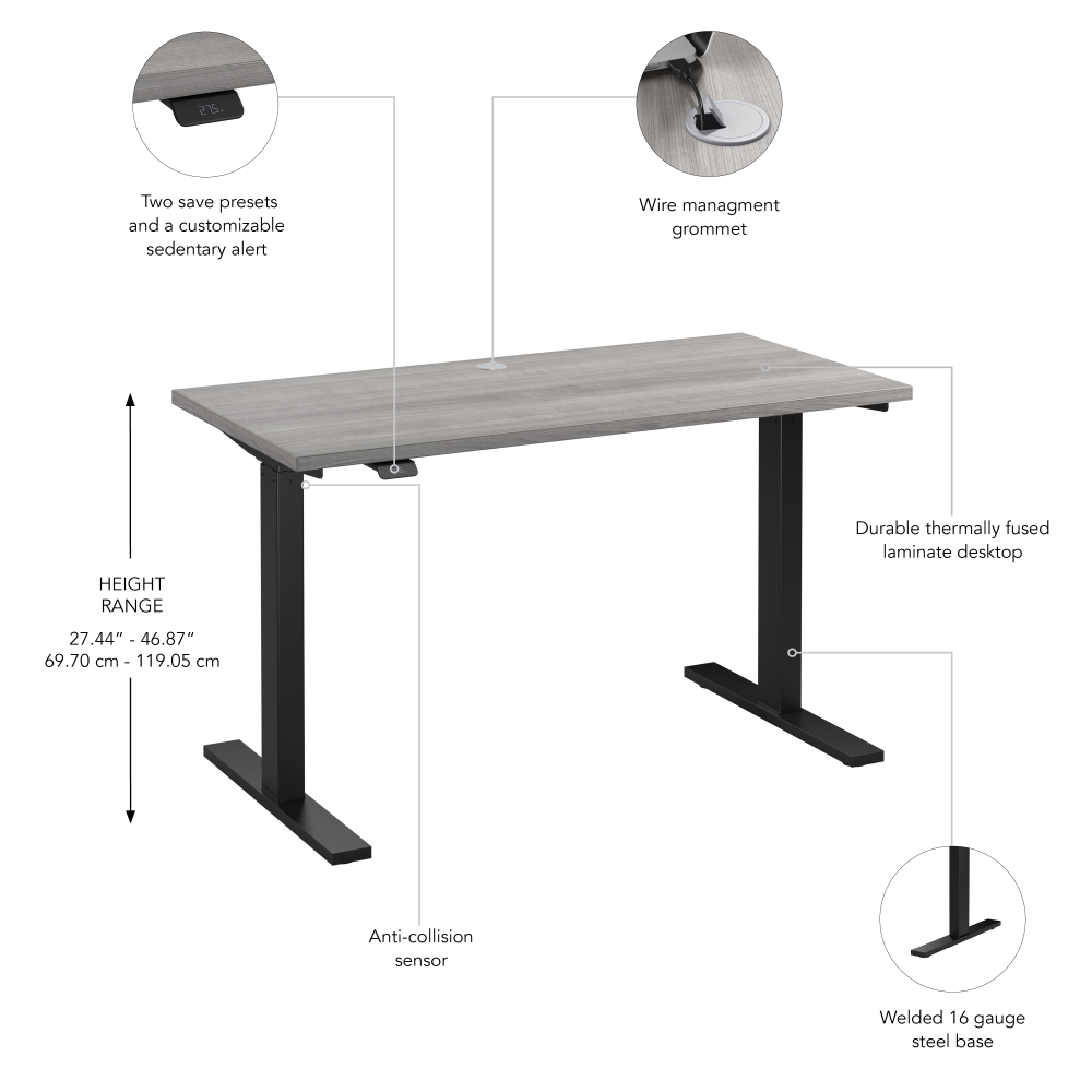48W x 24D Height Adjustable Standing Desk