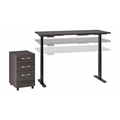 Move 60 Series 72W x 30D Height Adjustable Standing Desk with Storage
