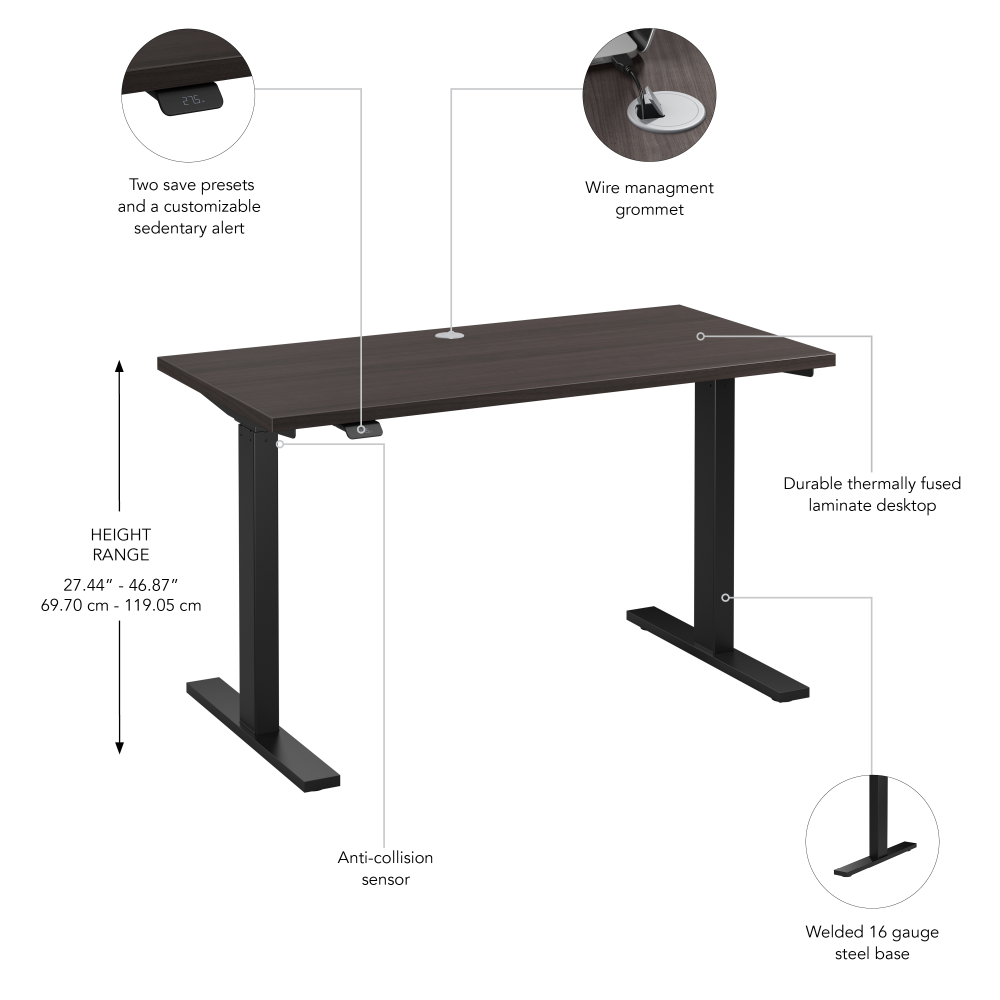 48W x 24D Height Adjustable Standing Desk
