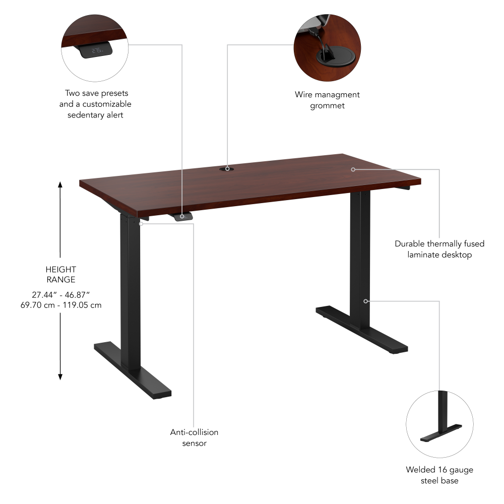 48W x 24D Height Adjustable Standing Desk